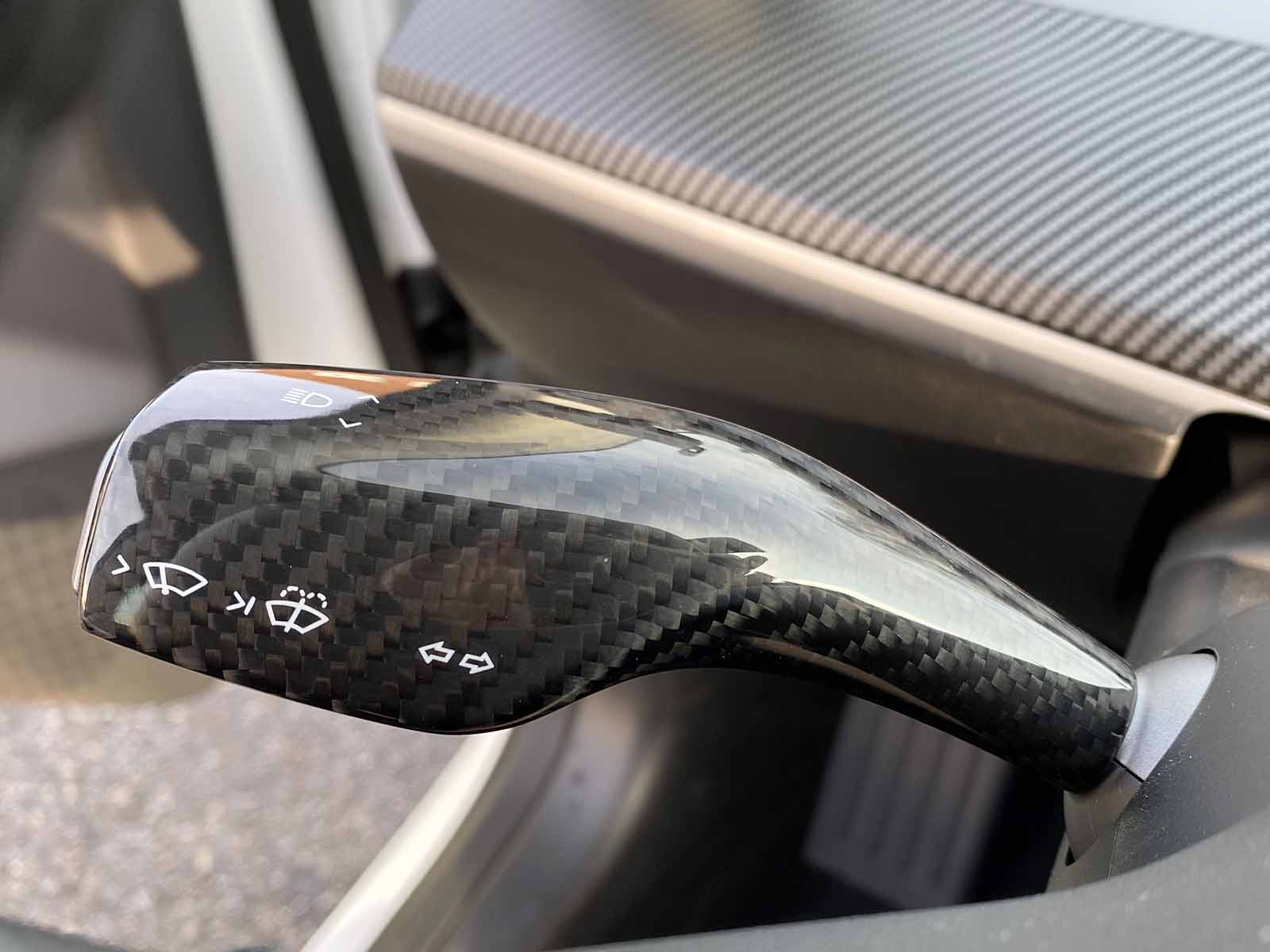 Model 3&Y: Molded Stalk Covers (Genuine Carbon Fiber Collection) - Torque Alliance