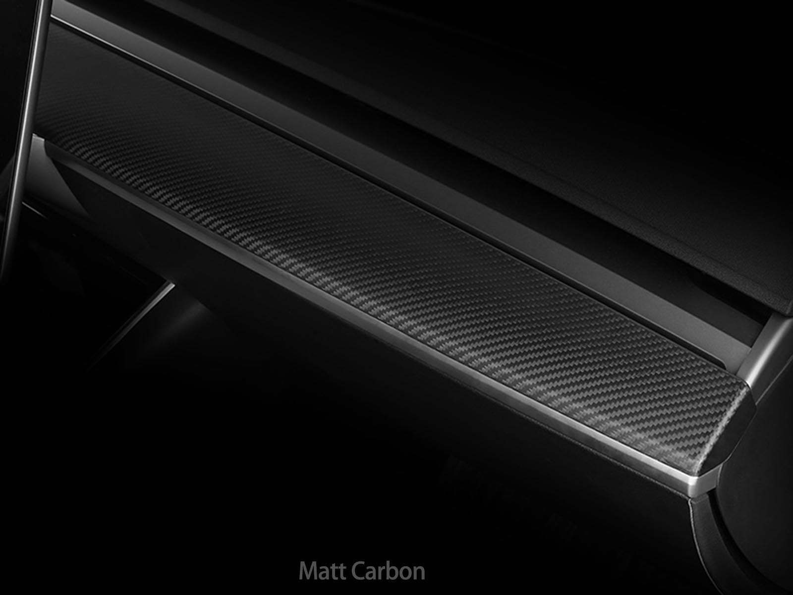 Model 3/Y: Real Carbon Fiber Dashboard Cover - Torque Alliance