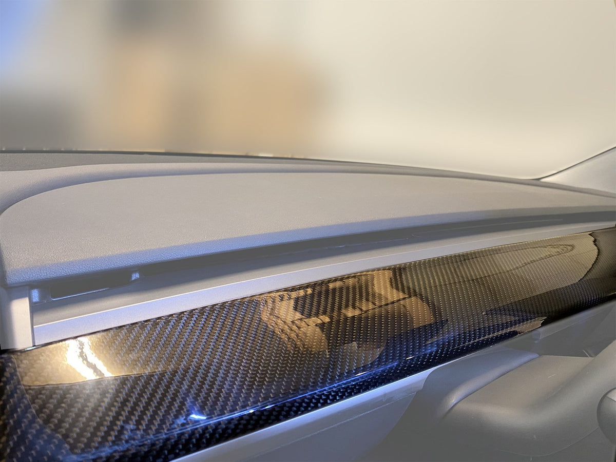 Real Carbon Fiber Dashboard Cover- for Tesla Model 3 - Torque Alliance