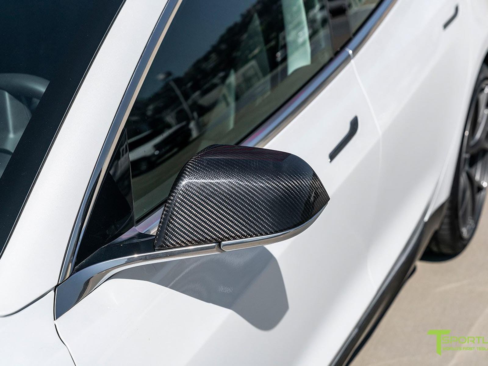 Model 3&Y: Rearview Mirror Covers (Genuine Carbon Fiber Collection) - Torque Alliance