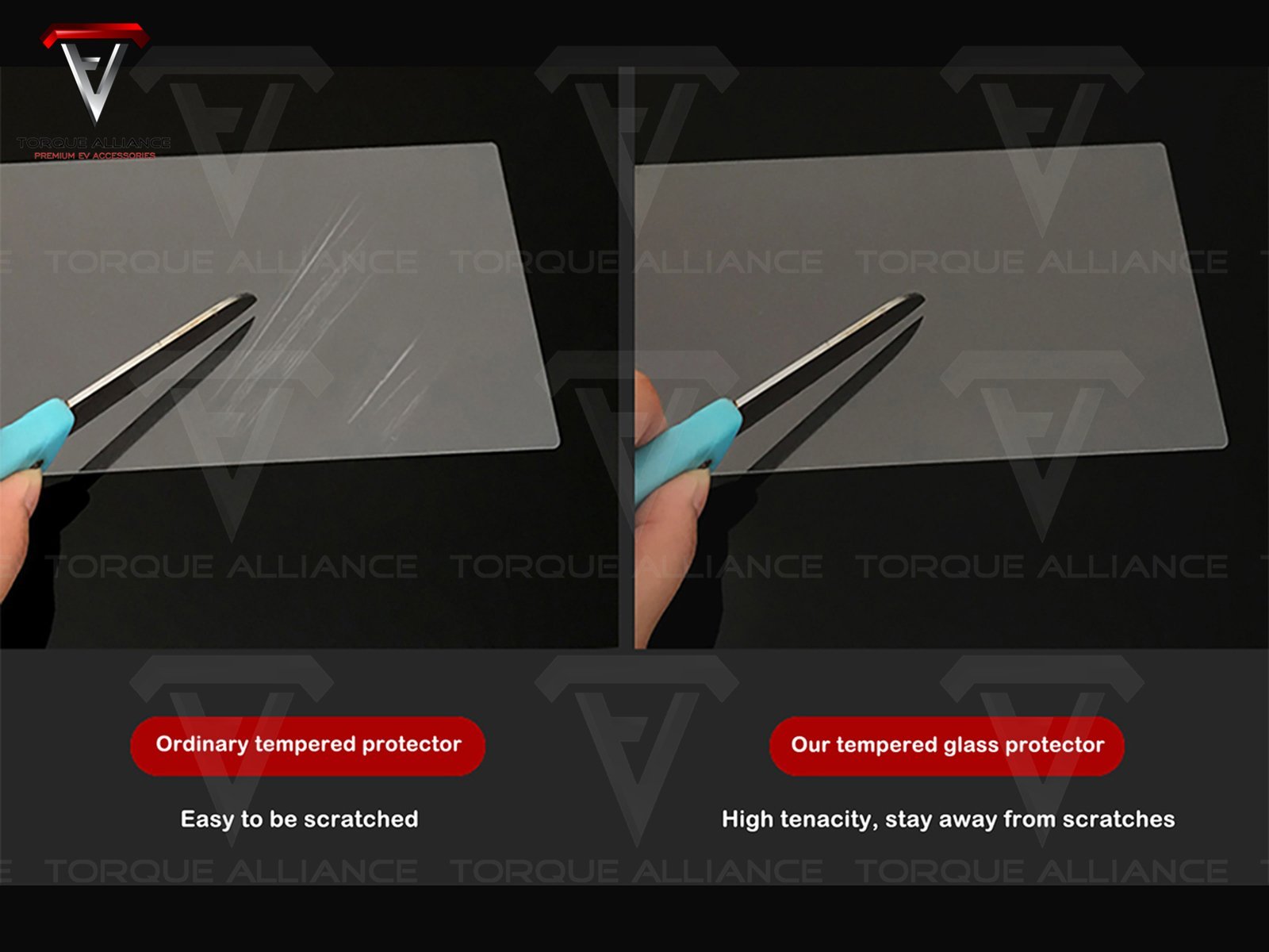 Model S/X: Temper Glass 17" Screen Protector - Torque Alliance