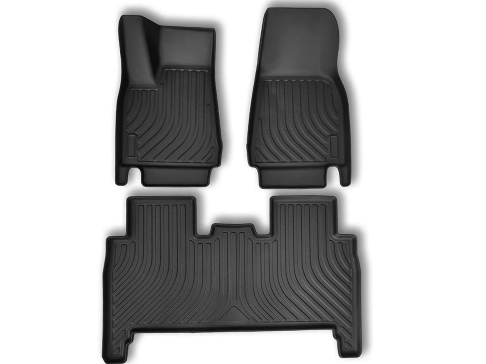 Model X: All-weather Interior Floor Mats (TPO, 3 Pieces) - Torque Alliance