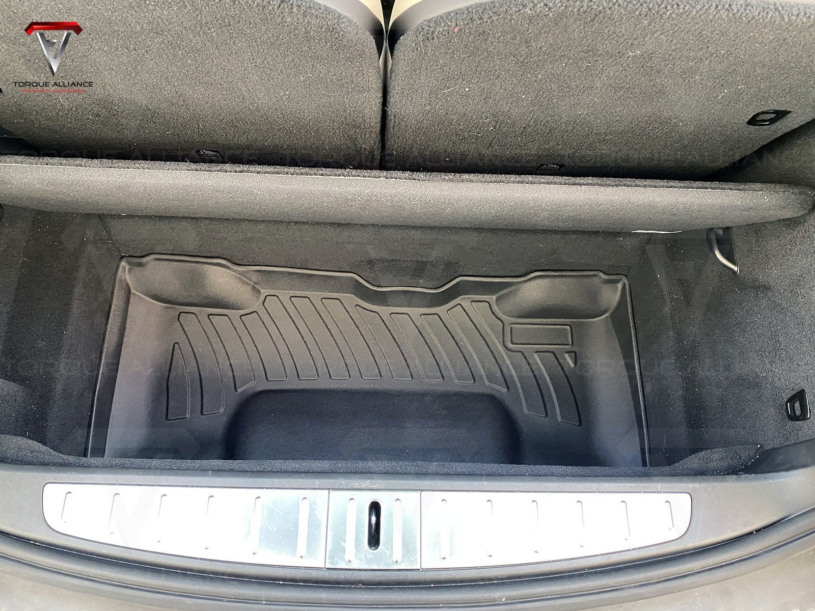 Model X: Trunk Lower Compartment Mat (TPO) - Torque Alliance