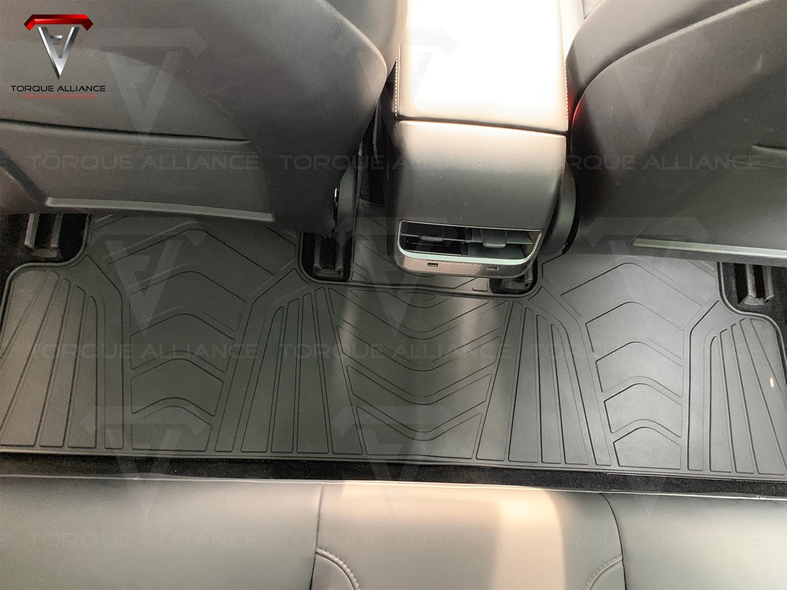 RHD UK only_Model 3: All-weather Interior Floor Mats (3 pcs, Synthetic Latex Rubber) - Torque Alliance