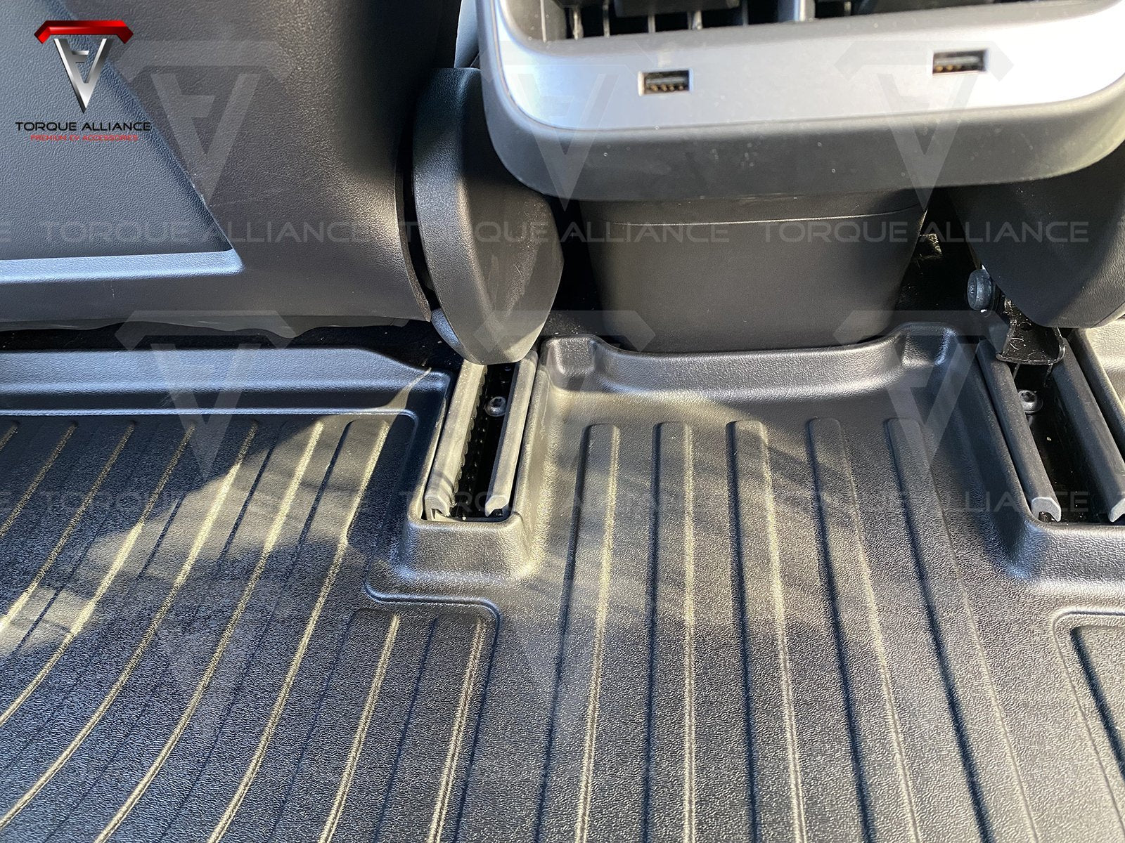 RHD-UK ONLY! Model 3: All-weather Interior Floor Mats (TPO, 3 Pieces) - Torque Alliance