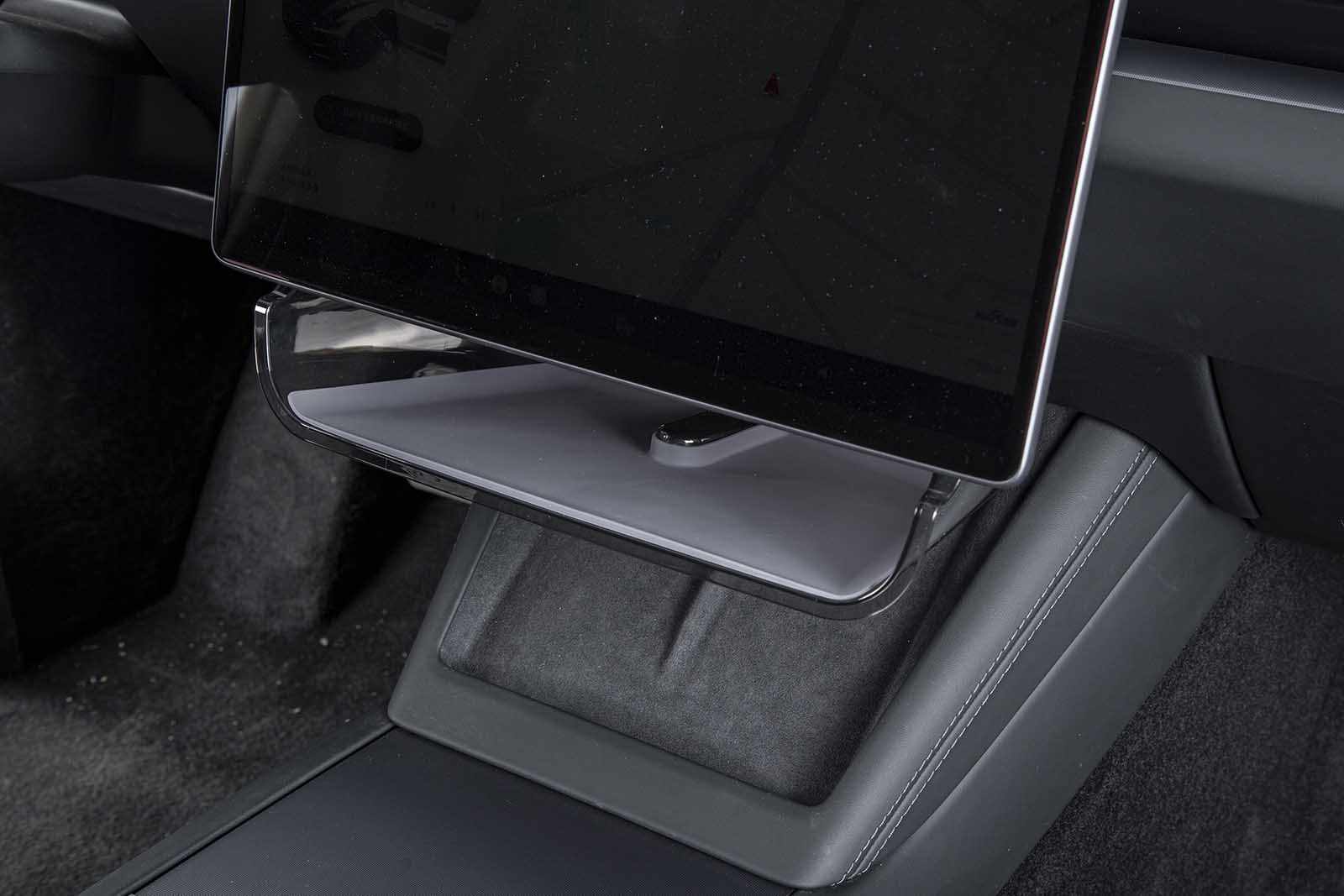 Tesla Model 3 (2024 Highland): Behind Screen Organizer & Under Screen Storage Tray - Torque Alliance