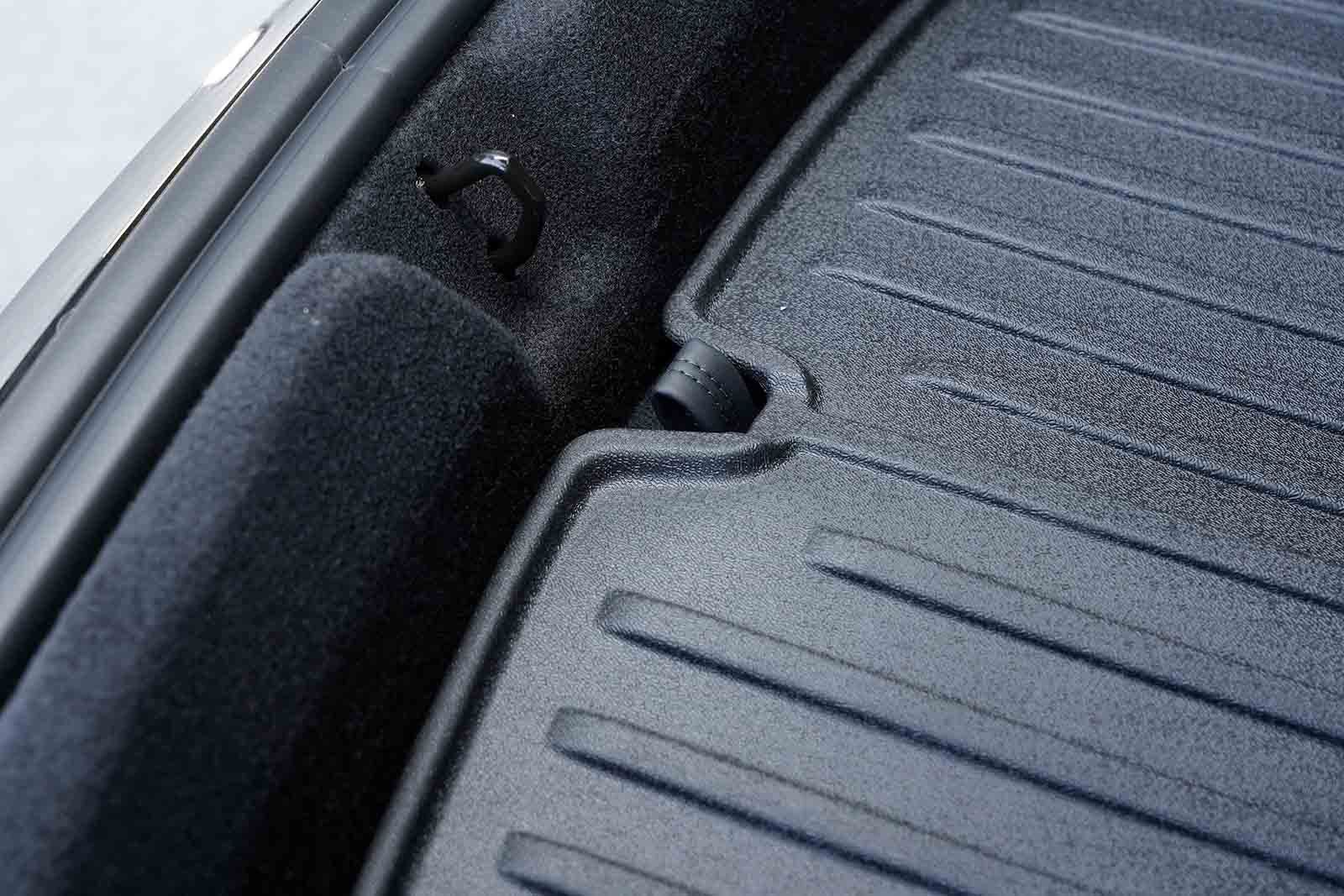 Tesla Model 3 (2024 Highland): Trunk Mat, Boot Liner (Premium Recyclable Rubber) - Torque Alliance