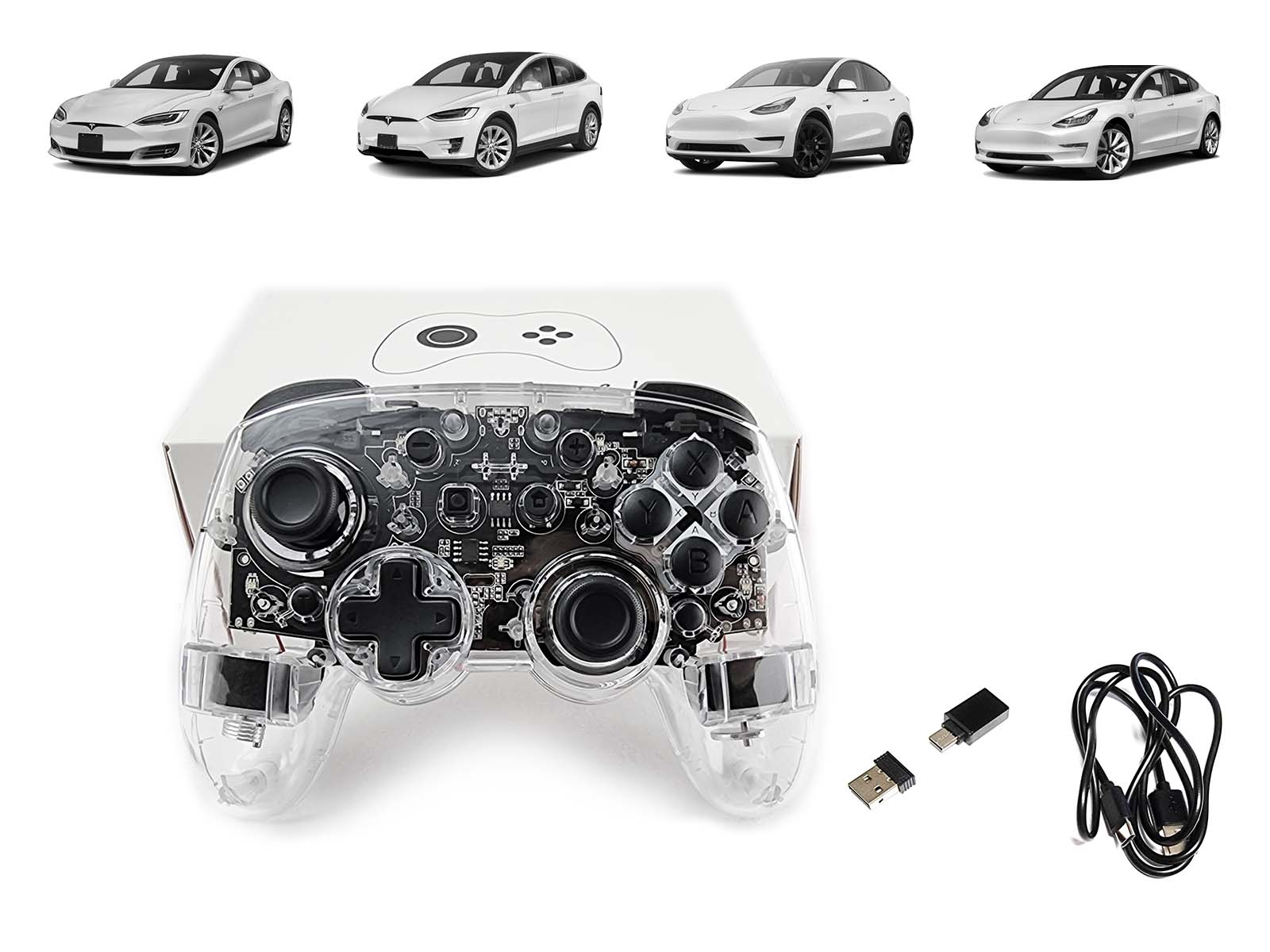 Tesla Model S/3/X/Y: Wireless Game Controller, Joystick - Torque Alliance