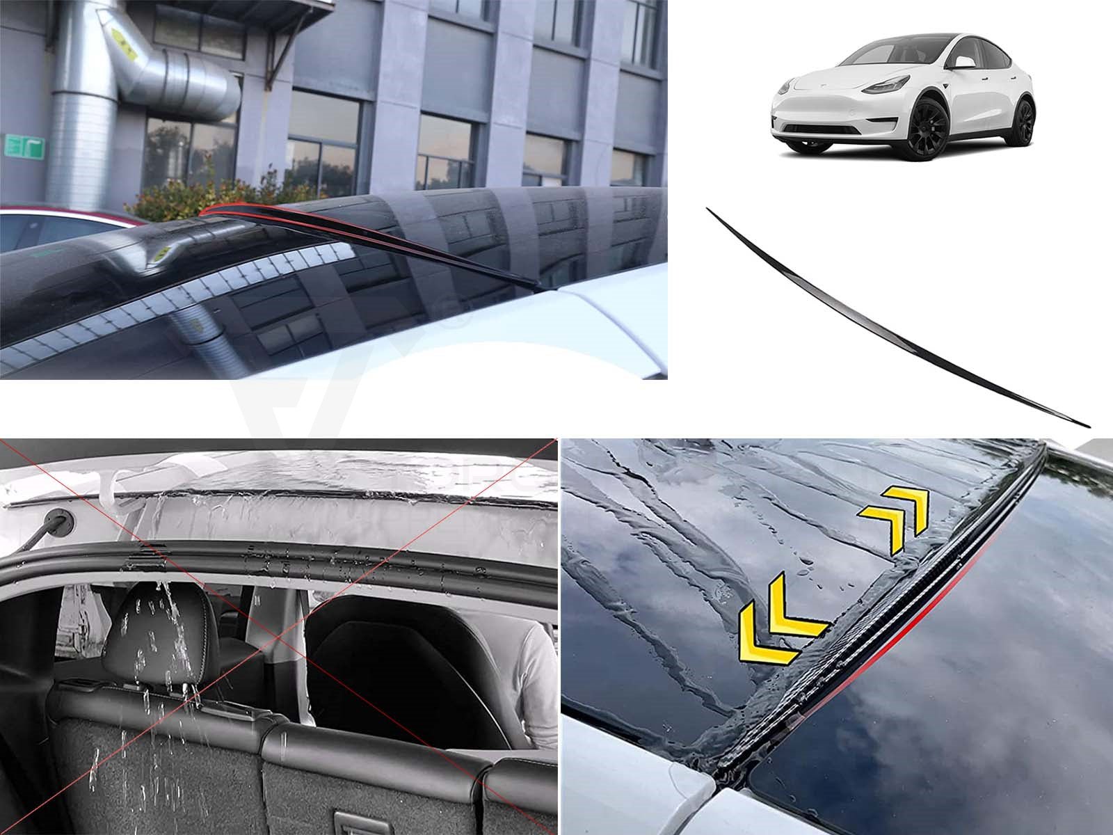 Tesla Model 3 : Galerie de toit, barre transversale - Torque Alliance,  barre transversale de galerie toit 