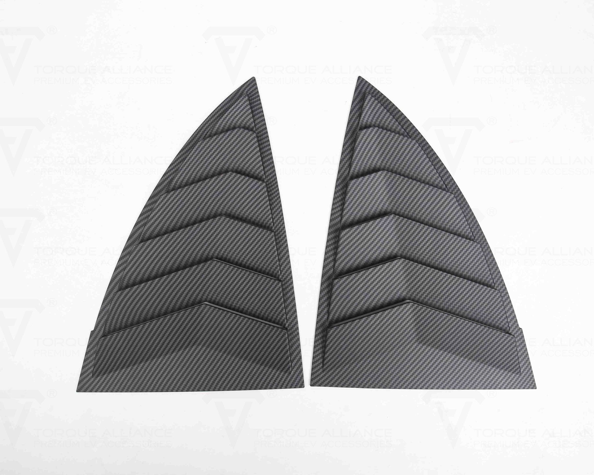 Tesla Model Y: C-pillar Window Cover Trim Set (ABS, 2 pcs) - Torque Alliance