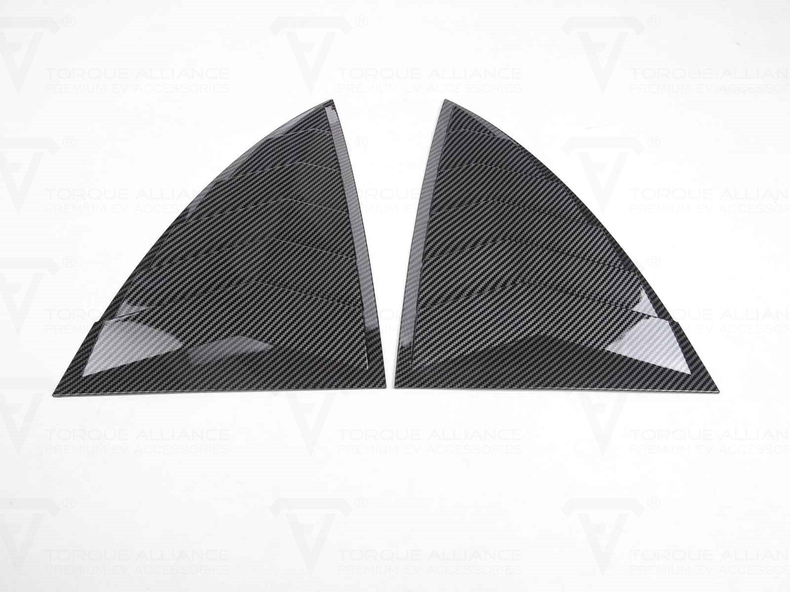 Tesla Model Y: C-pillar Window Cover Trim Set (ABS, 2 pcs) - Torque Alliance