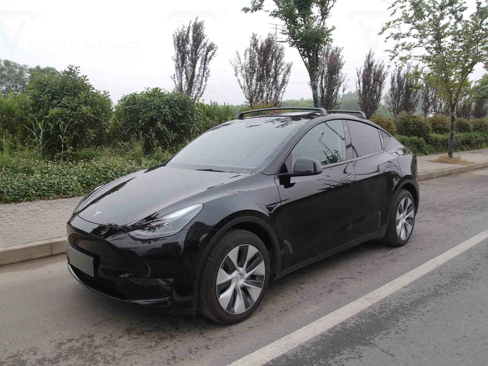 Tesla Model Y: Cross Bars,Roof Racks - Torque Alliance