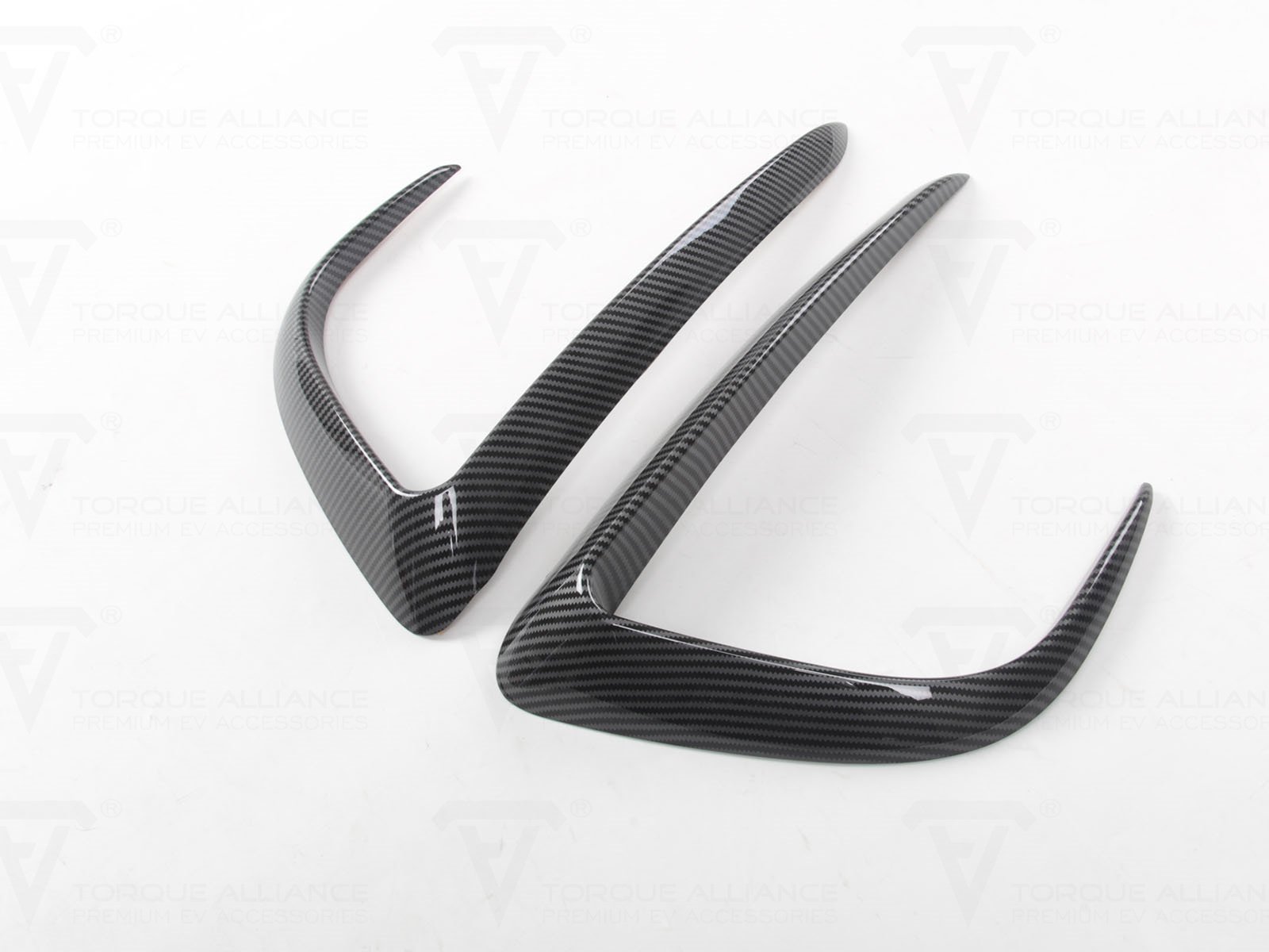 Tesla Model Y: Fog Lamp Trim Set (ABS, 2 pcs) - Torque Alliance