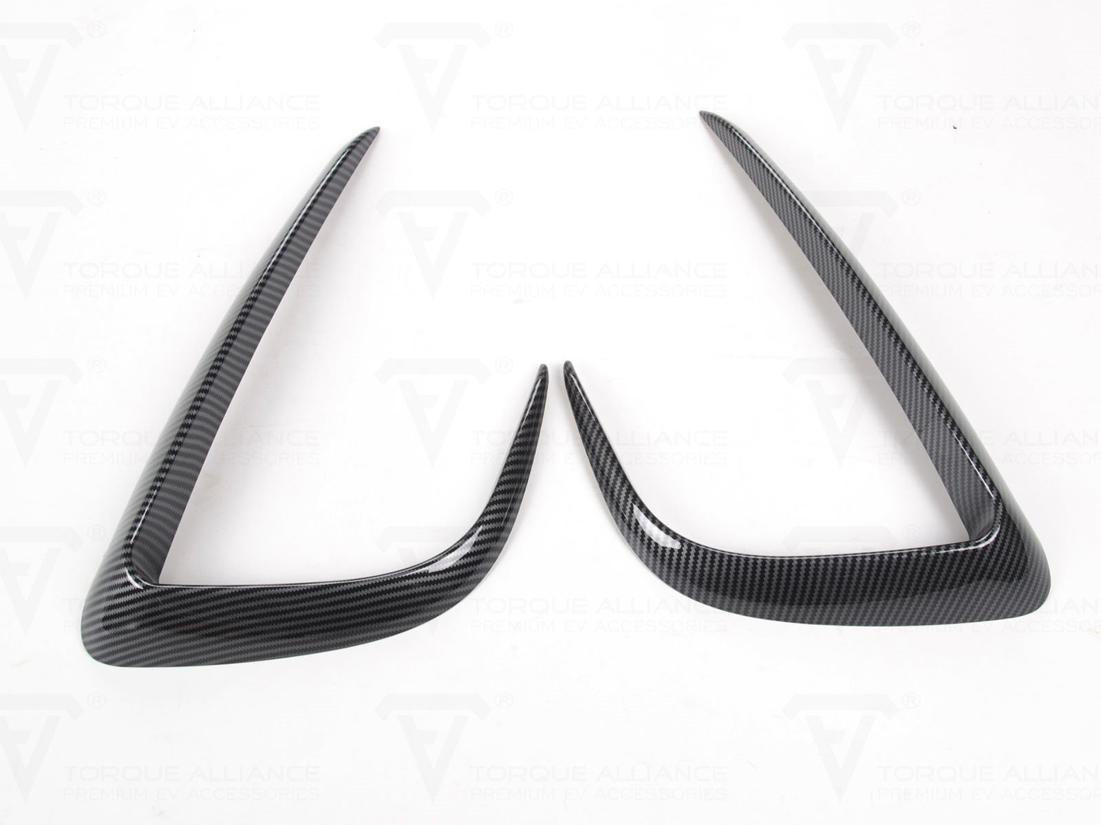 Tesla Model Y: Fog Lamp Trim Set (ABS, 2 pcs) - Torque Alliance