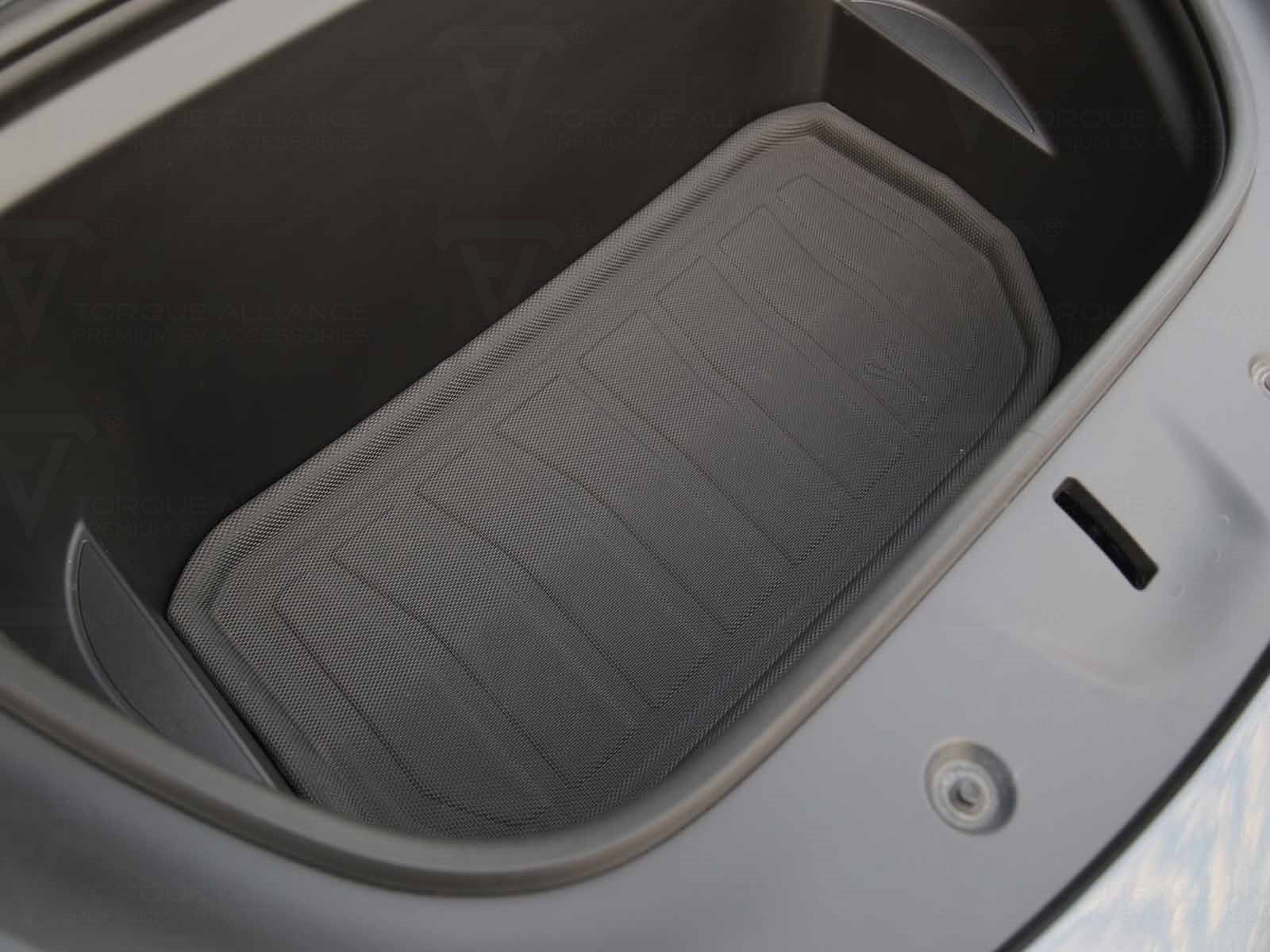 Tesla Model Y: Frunk Mat (3D-TPR Rubber) - Torque Alliance