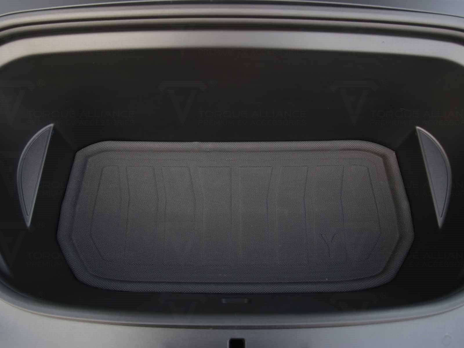 Tesla Model Y: Frunk Mat (3D-TPR Rubber) - Torque Alliance