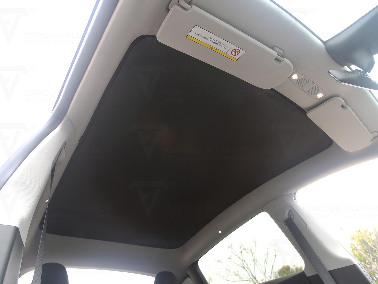 Tesla Model Y: Glass Roof Sunshade - Torque Alliance