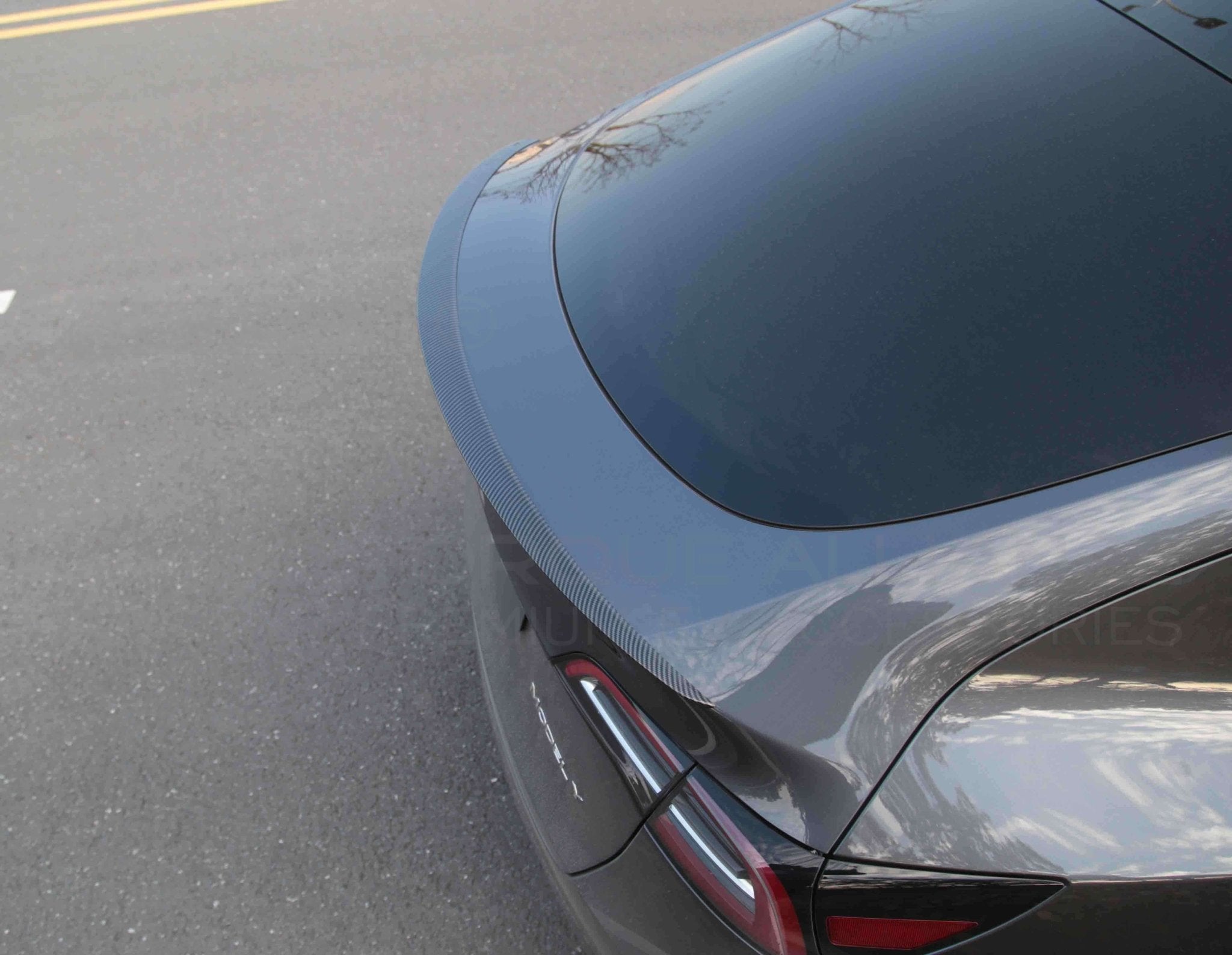 Tesla Model Y: Performance Tail Spoiler (ABS + Coating) - Torque Alliance