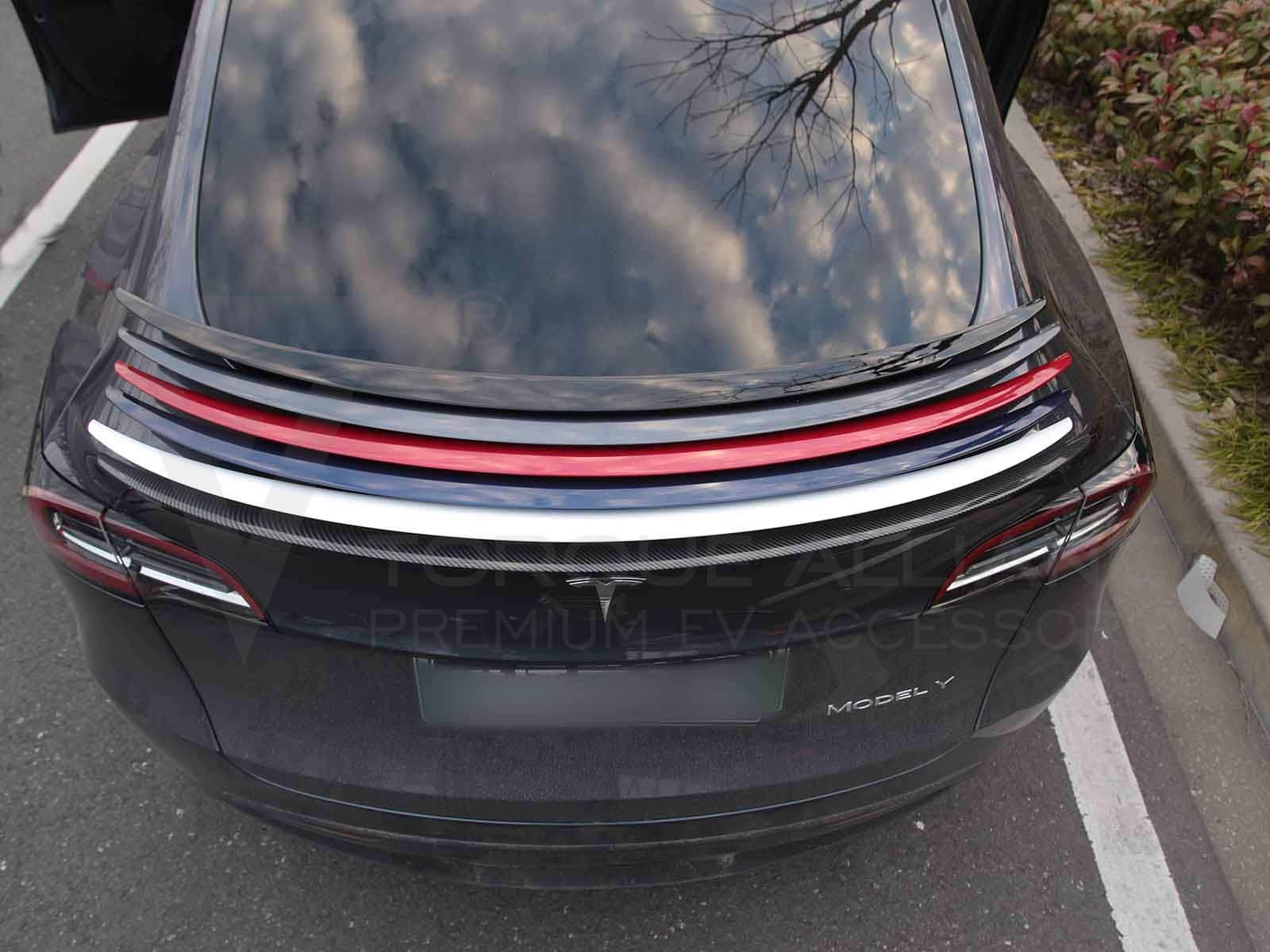 Tesla Model Y: Performance Tail Spoiler (ABS + Coating) - Torque Alliance