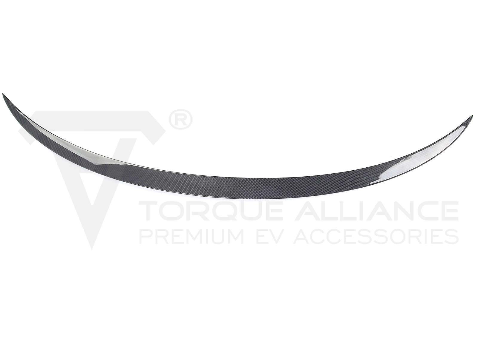 Tesla Model Y: Performance Tail Spoiler (Genuine Carbon Fiber) - Torque Alliance