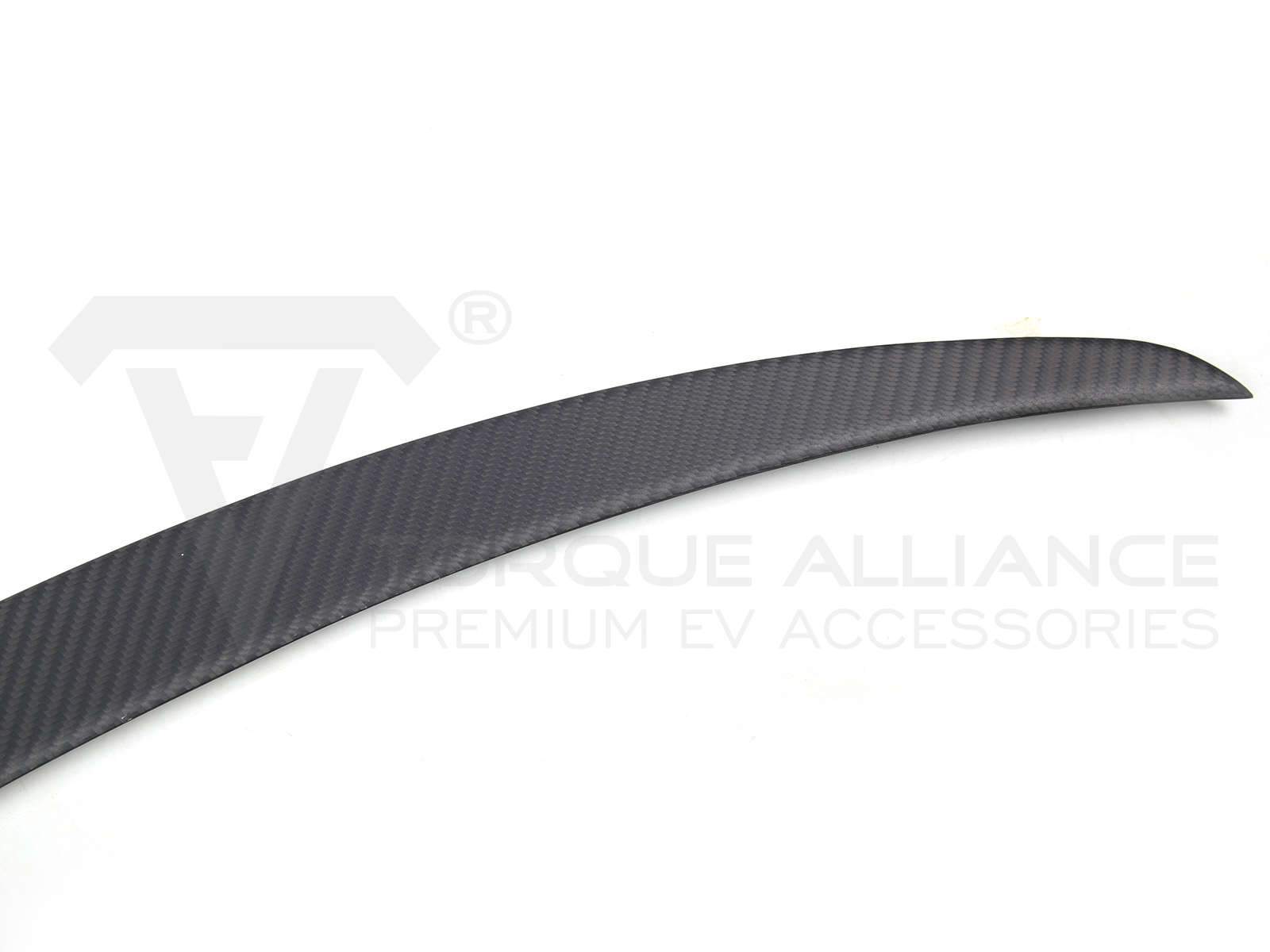 Tesla Model Y: Performance Tail Spoiler (Genuine Carbon Fiber) - Torque Alliance