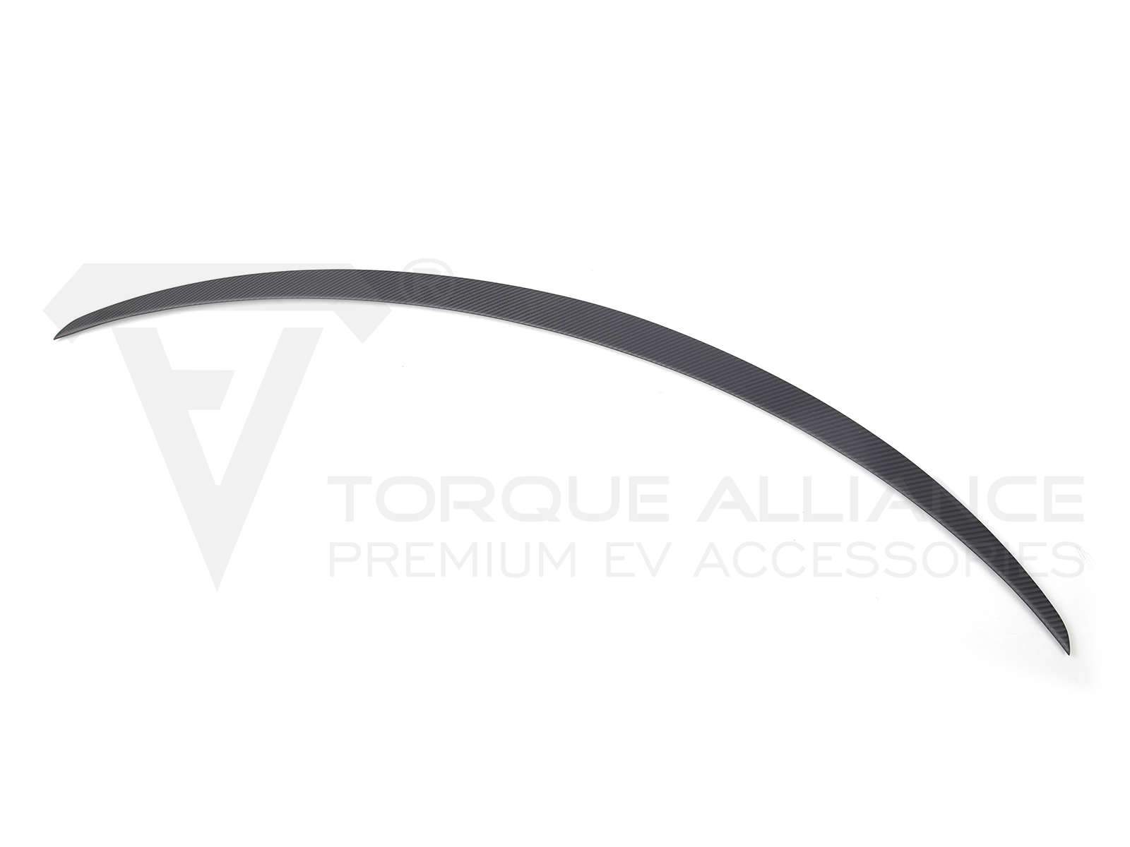 Tesla Model Y: Performance Tail Spoiler (Genuine Carbon Fiber) - Torque Alliance