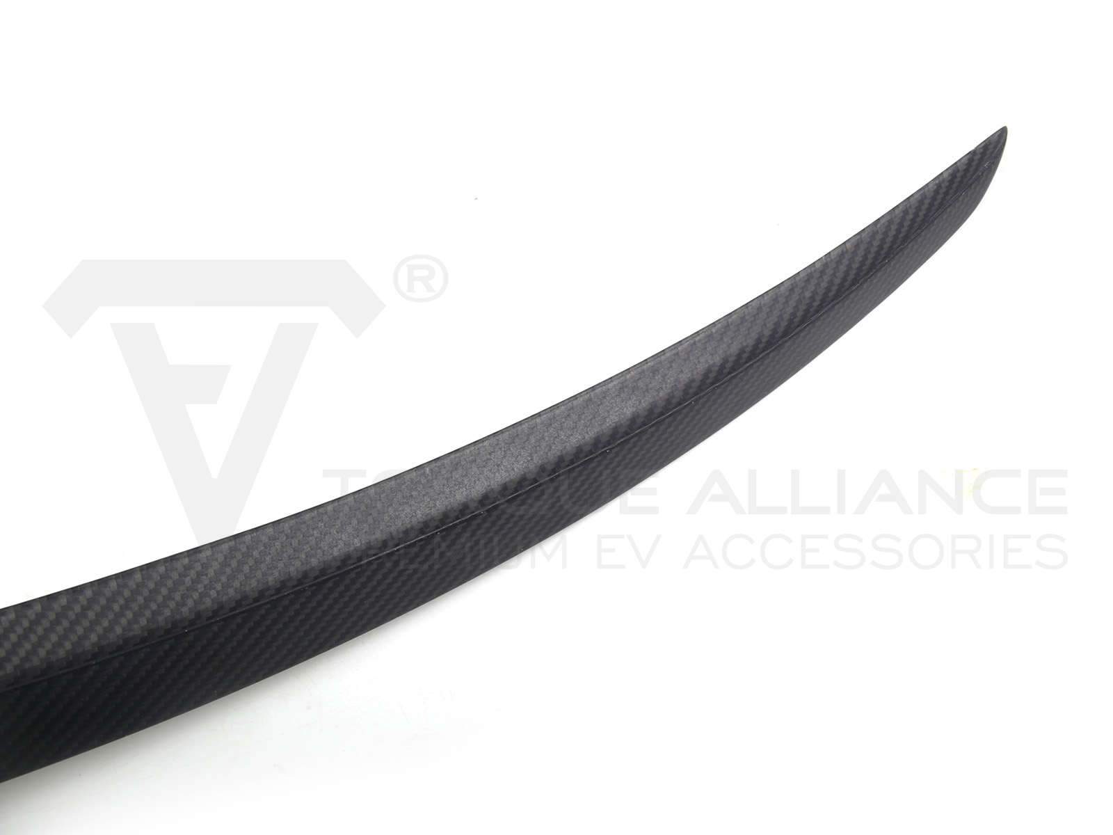 Tesla Model Y: Performance Tail Spoiler (Genuine Carbon Fiber) - Torque Alliance