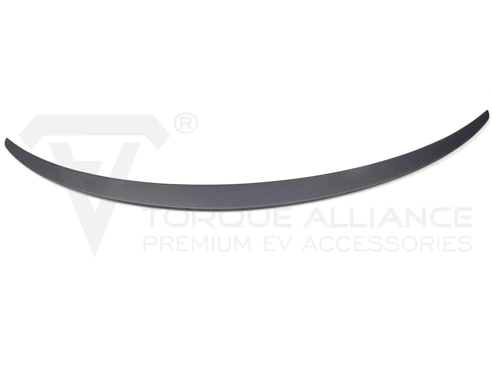 Tesla Model Y: Performance Tail Spoiler (Genuine Carbon Fiber) - Torque Alliance