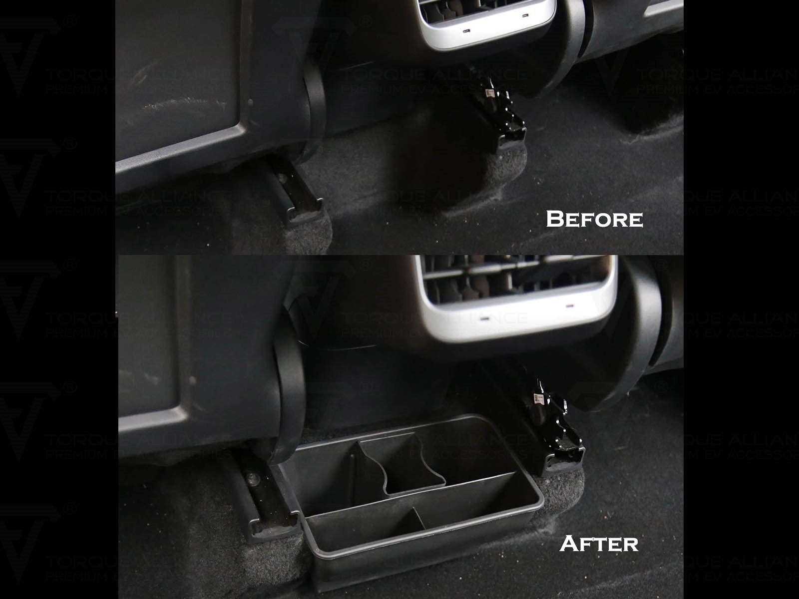 Tesla Model Y: Rear Seat Organizer - Torque Alliance