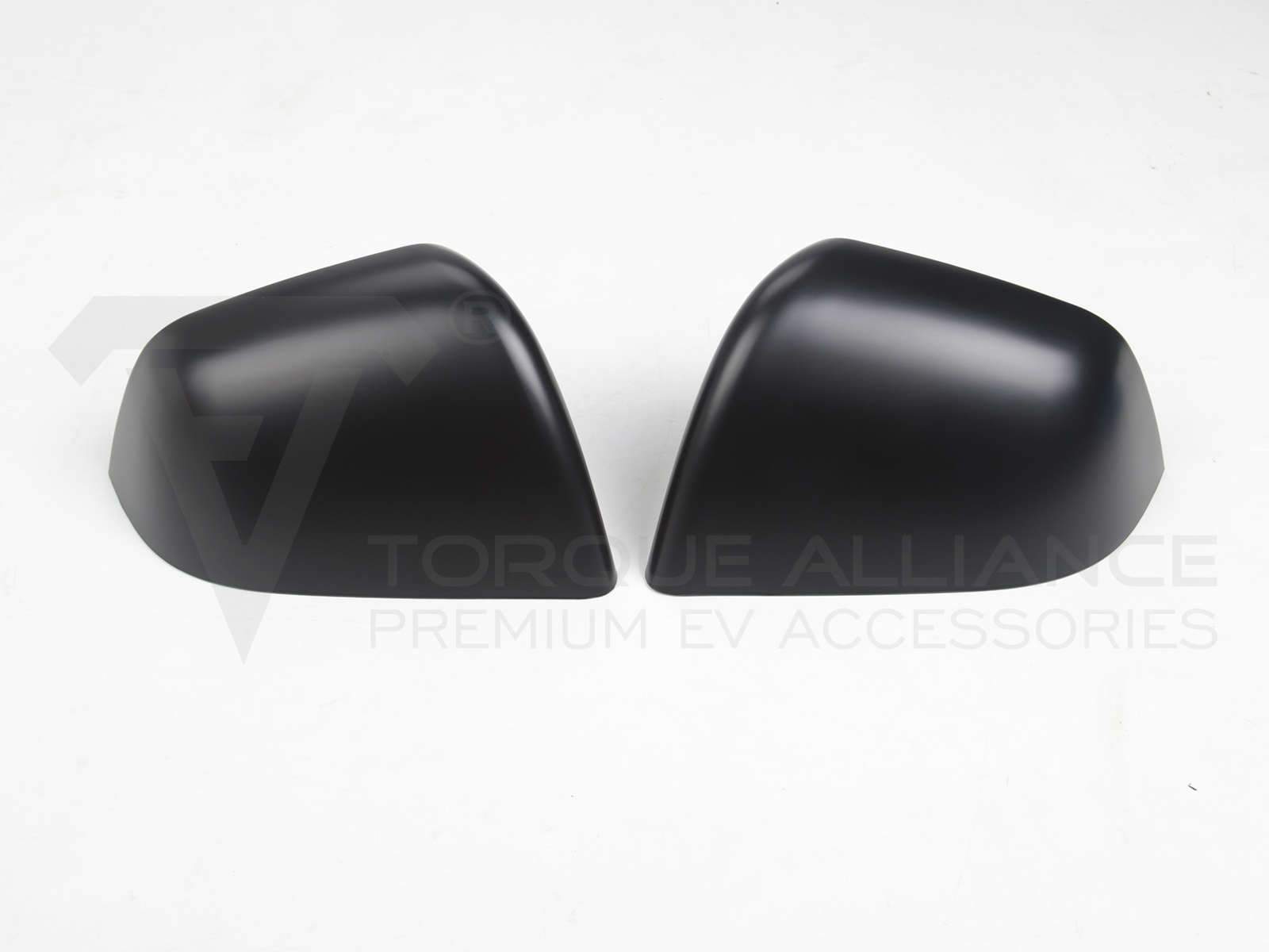 Tesla Model Y: Rear View Mirror Cover Set (ABS + Coating) - Torque Alliance