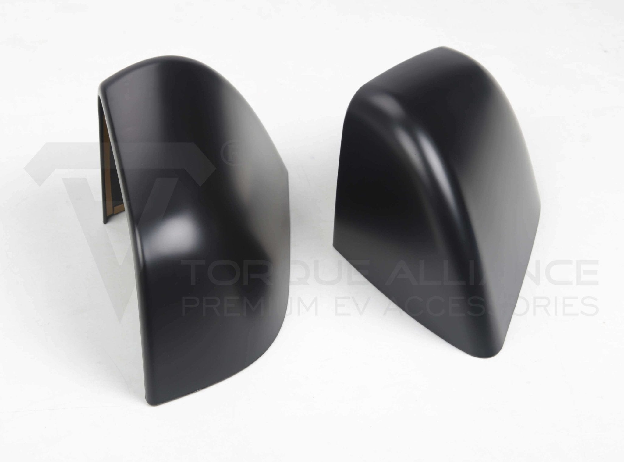 Tesla Model Y: Rear View Mirror Cover Set (ABS + Coating) - Torque Alliance