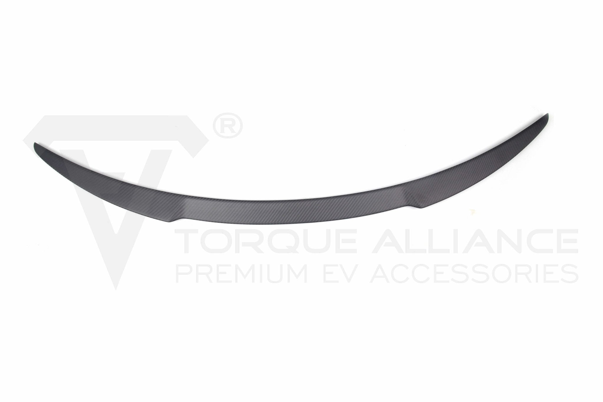 Tesla Model Y: Sportive Tail Spoiler (Genuine Carbon Fiber) - Torque Alliance