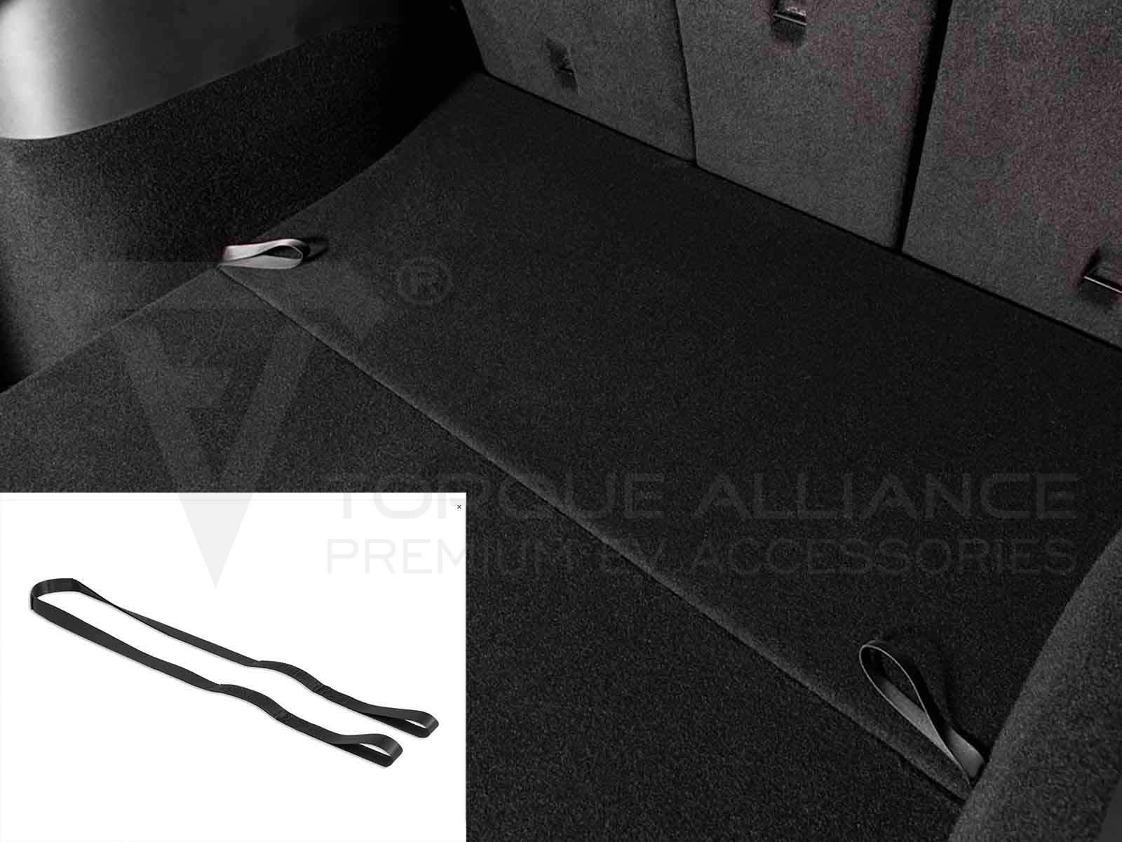 Tesla Model Y: Trunk Assistance Drawstring for Hidden Storage Space - Torque Alliance