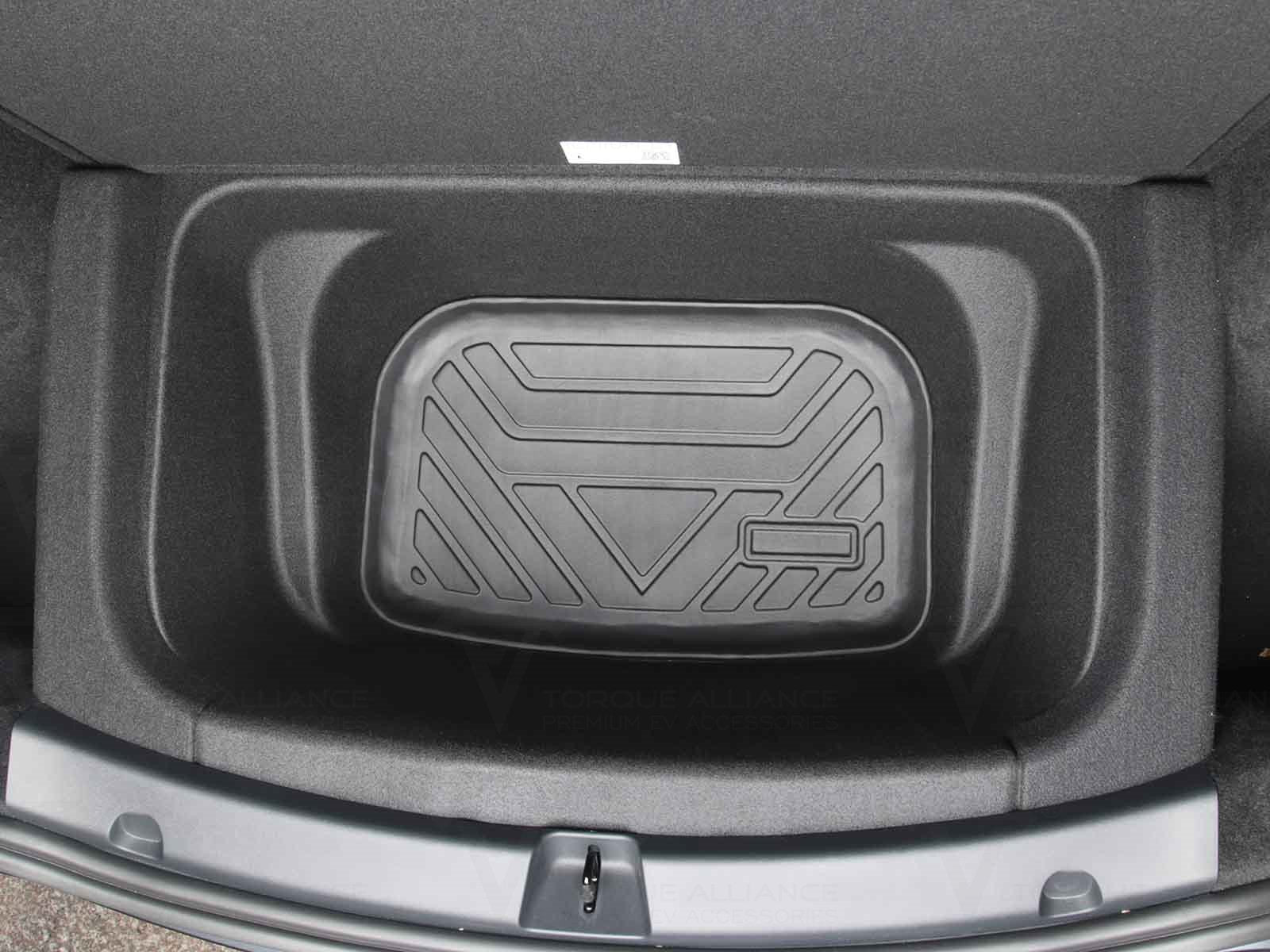 Tesla Model Y: Trunk Compartment Mat (Premium Recyclable Rubber) - Torque Alliance