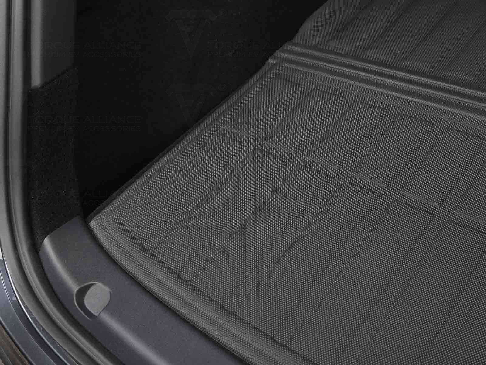 Tesla Model Y: Trunk Mat, Boot Liner (3D-TPR Rubber) - Torque Alliance