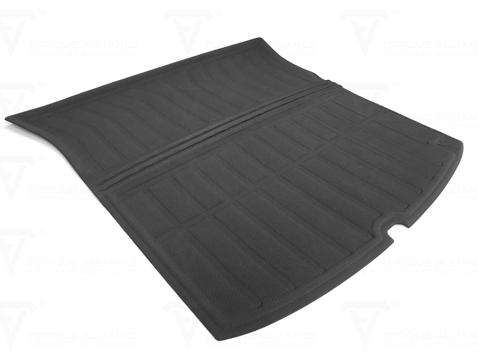 Tesla Model Y: Trunk Mat, Boot Liner (3D-TPR Rubber) - Torque Alliance