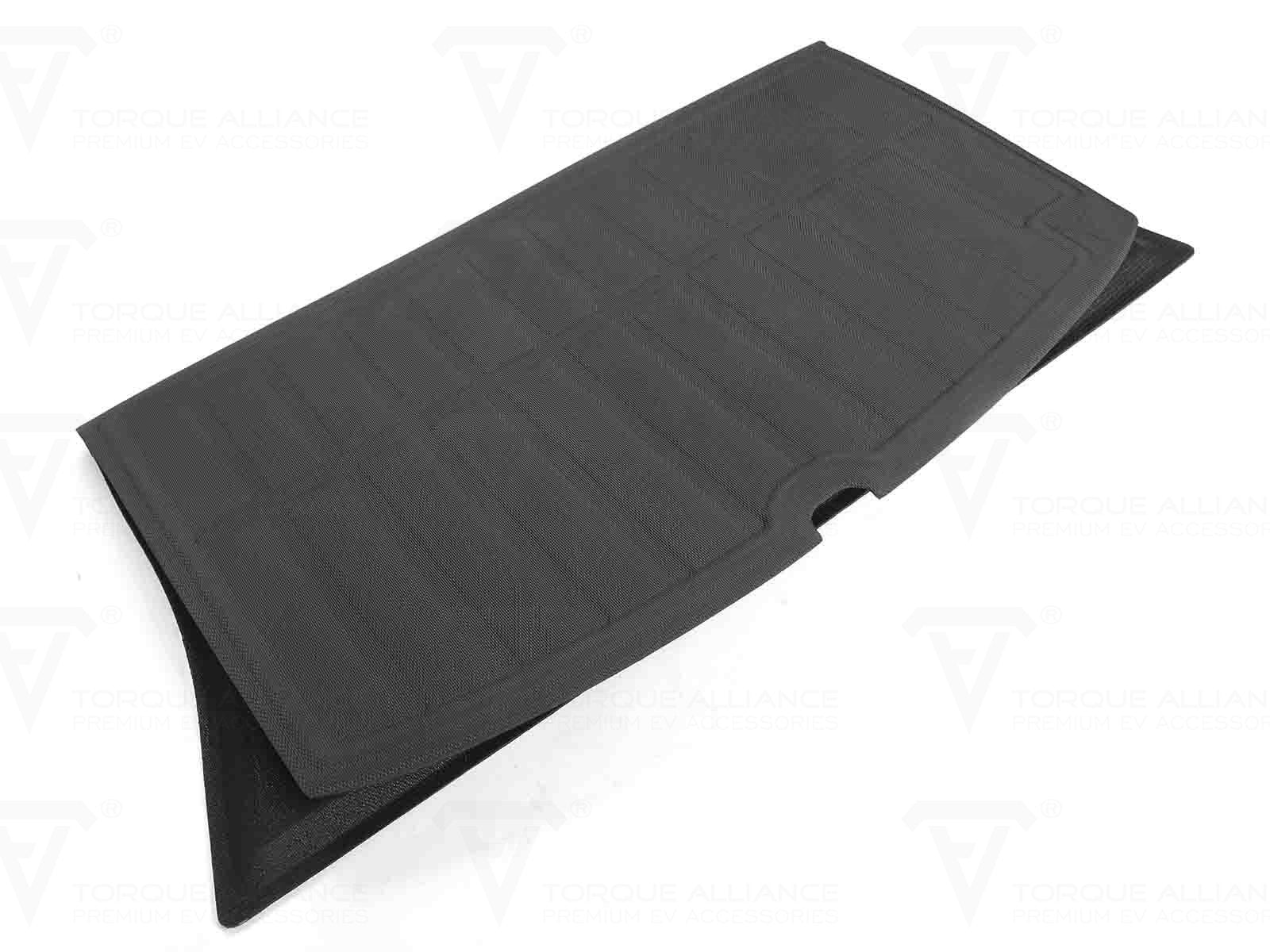 Tesla Model Y: Trunk Mat, Boot Liner (3D-TPR Rubber) - Torque Alliance