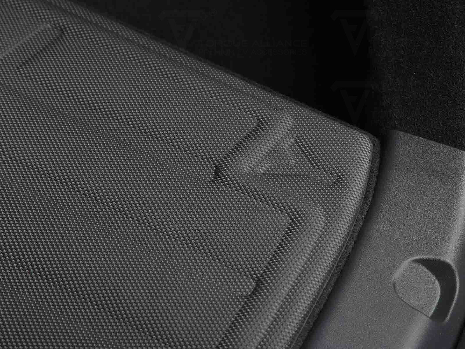 Tesla Model Y: Trunk Mat, Boot Liner (3D-TPR Rubber) - Torque Alliance