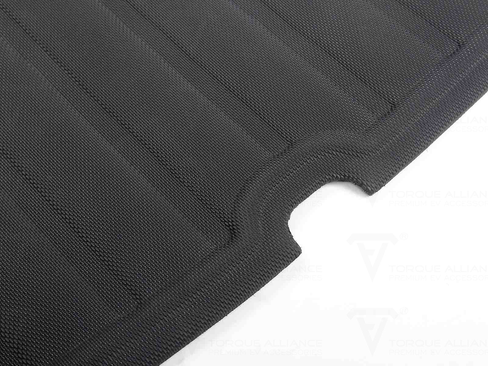 Tesla Model Y: Trunk Mat, Boot Liner (3D-TPR Rubber) - Torque Alliance