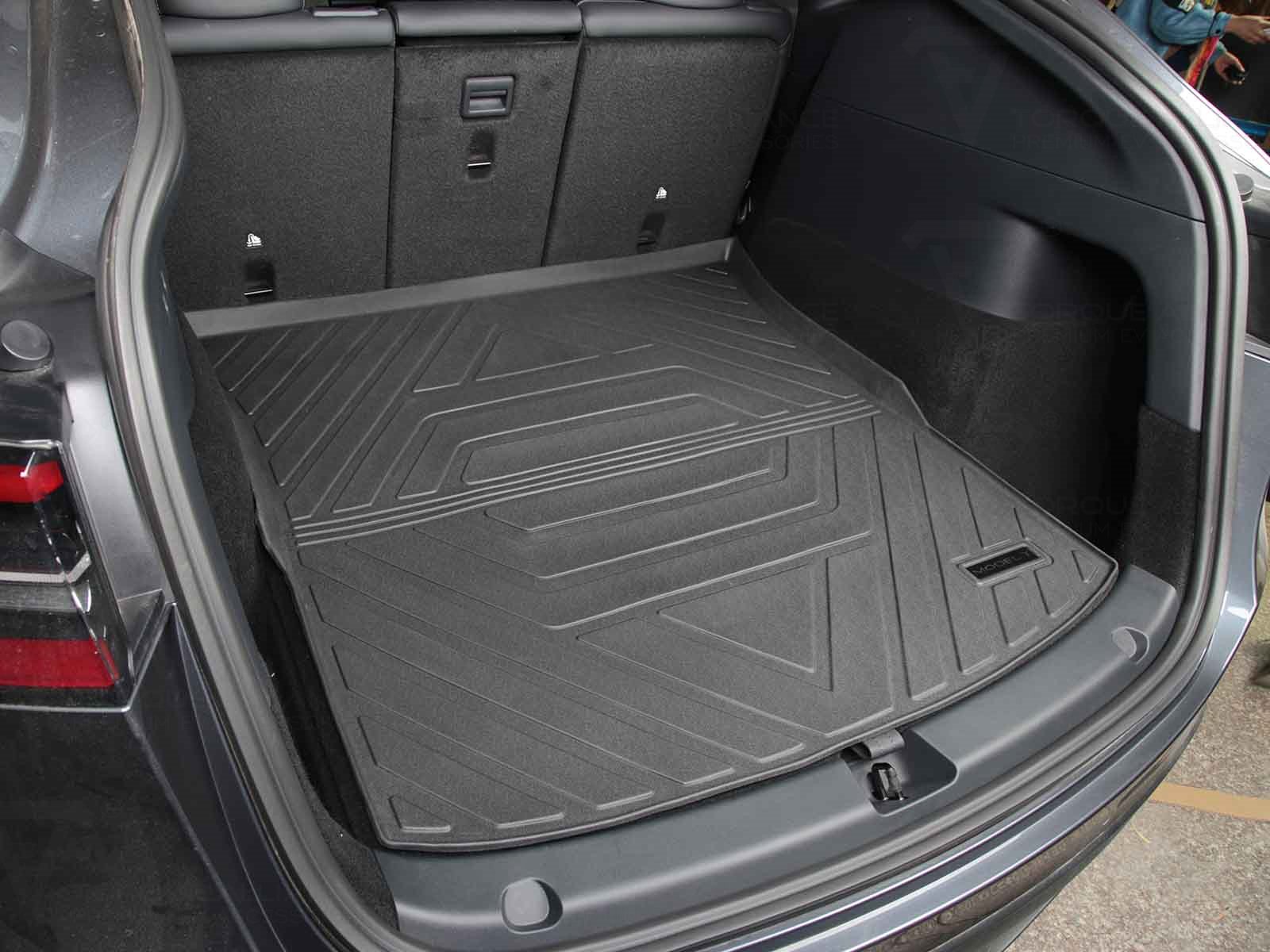 Tesla Model Y: Trunk Mat, Boot Liner (Premium Recyclable Rubber) - Torque Alliance