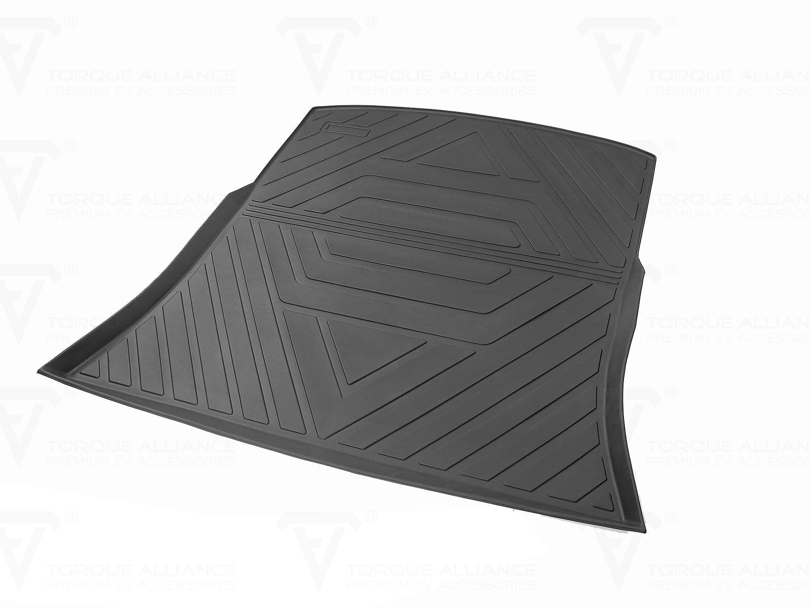 Tesla Model Y: Trunk Mat, Boot Liner (Premium Recyclable Rubber) - Torque Alliance