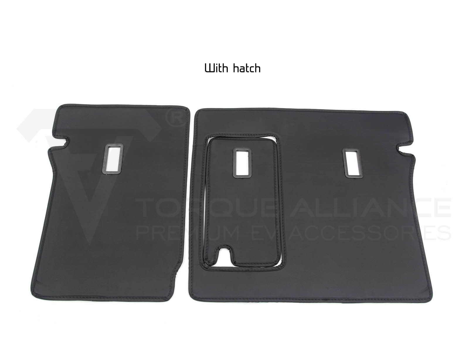 VW ID 3: Rear Seatback & Trunk Protection Cover Set (Artificial Leather) - Torque Alliance