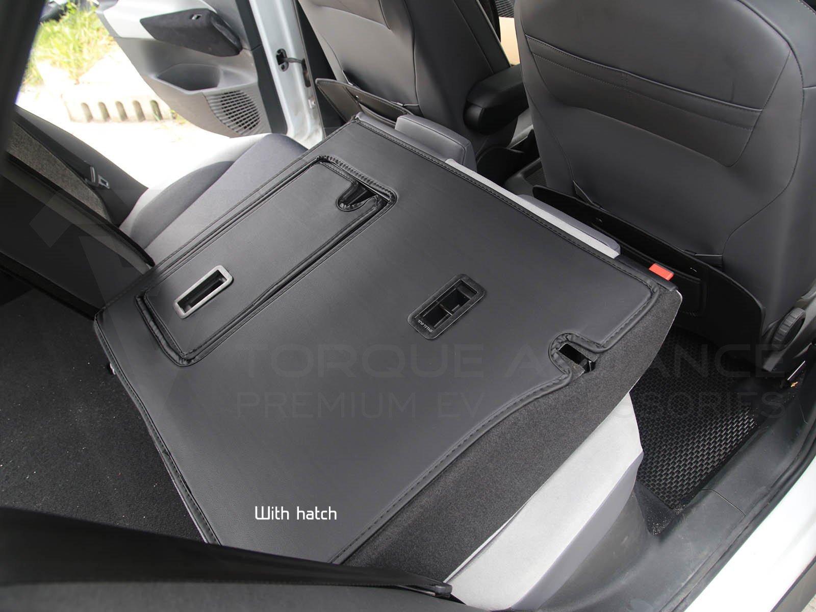 VW ID 3: Rear Seatback & Trunk Protection Cover Set (Artificial Leather) - Torque Alliance