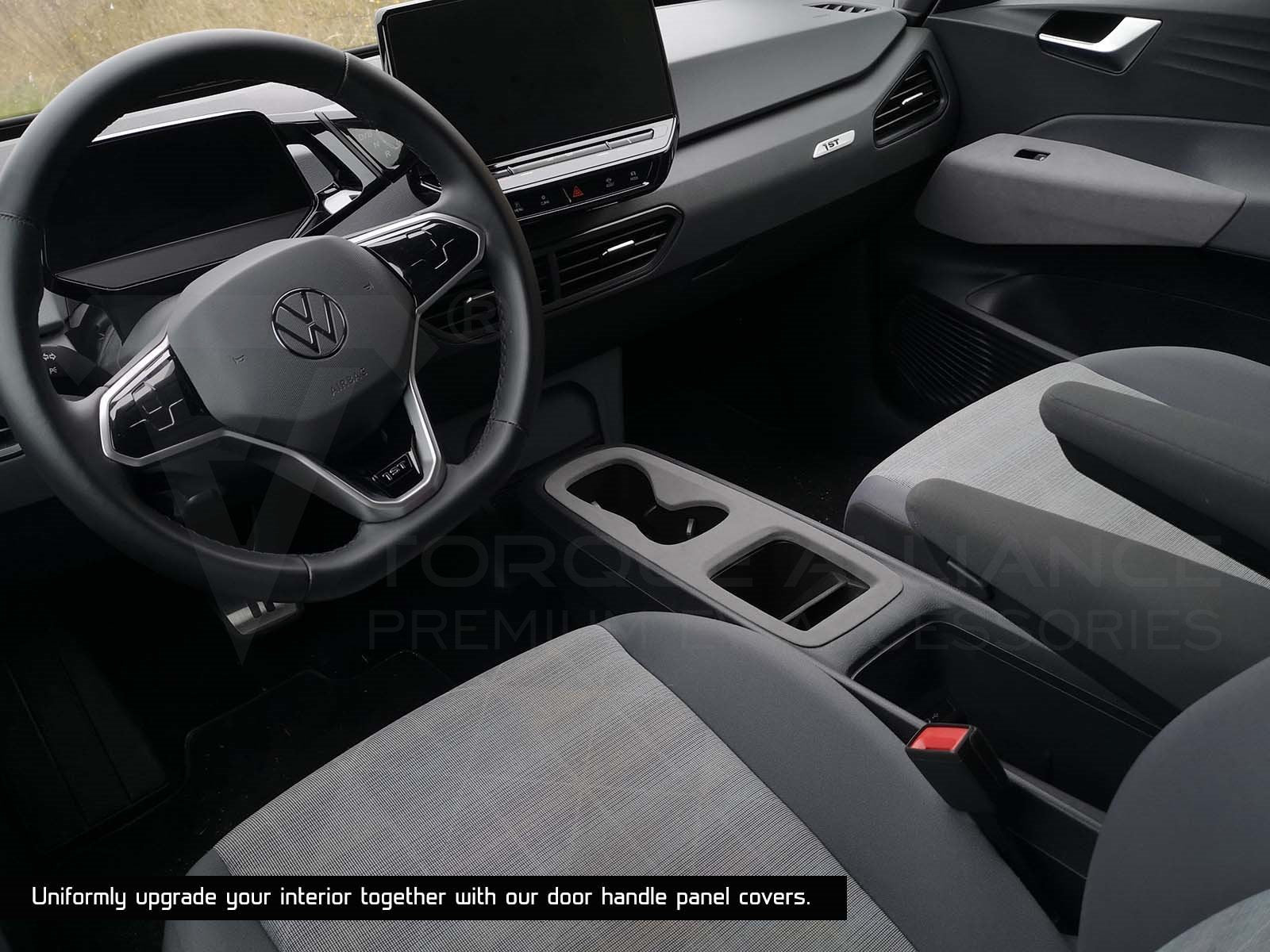 VW ID.3_ALCANTARA Center Console, Middle Console Cover - Torque Alliance