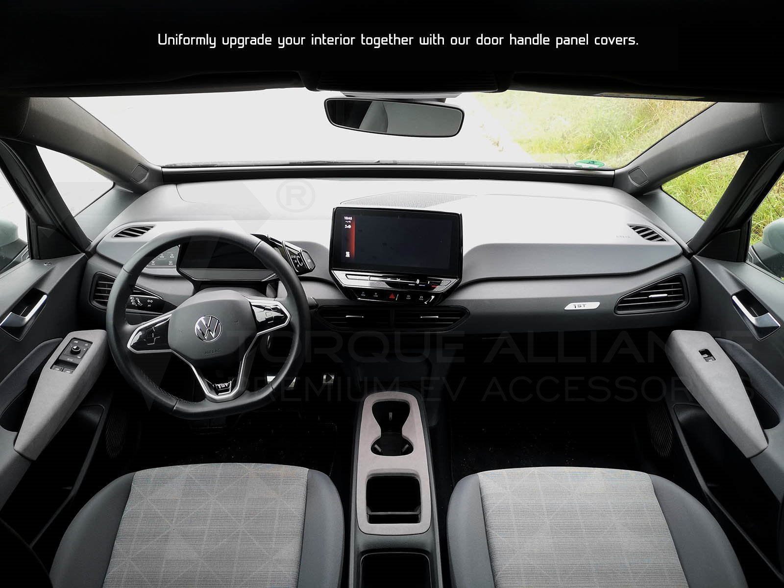 VW ID.3_ALCANTARA Center Console, Middle Console Cover - Torque Alliance