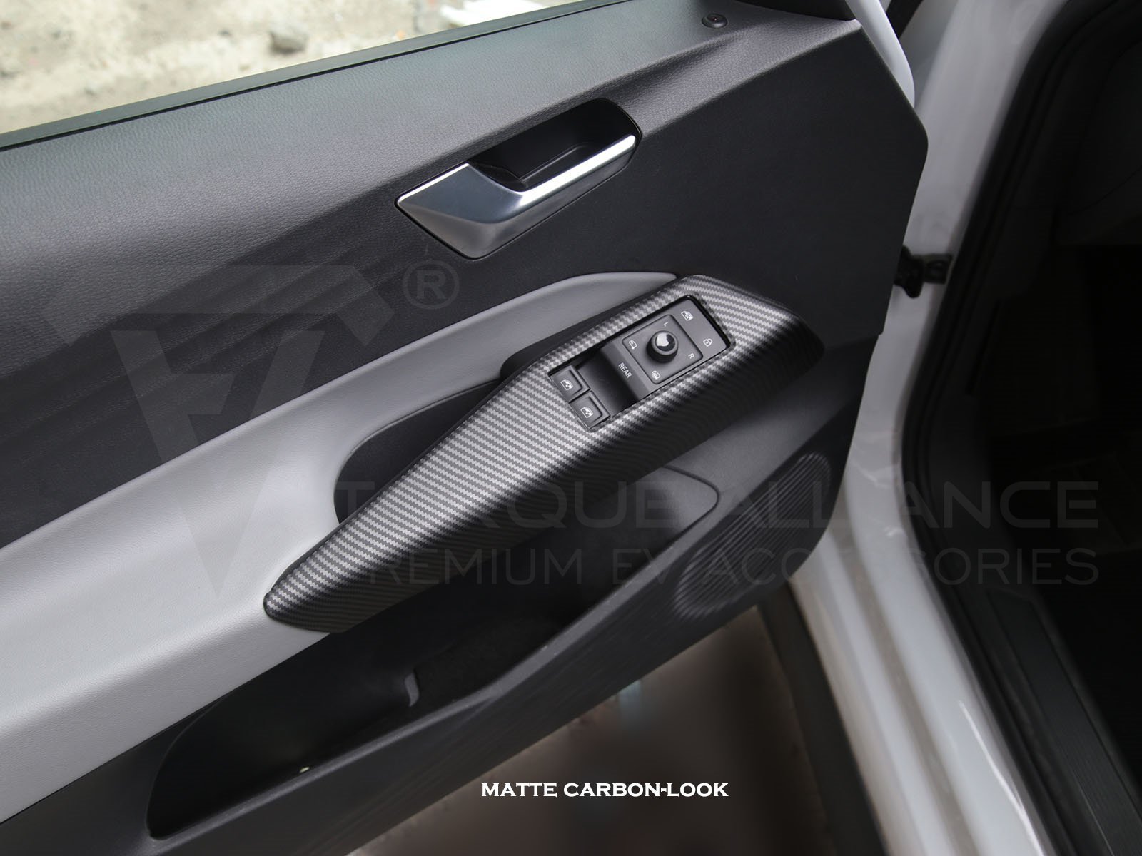 VW ID.3,ID.4_Interior Door Handle Cover Set (ABS + Coating, 4 pcs) - Torque Alliance